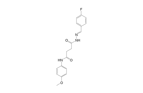 4-[(2E)-2-(4-Fluorobenzylidene)hydrazino]-N-(4-methoxyphenyl)-4-oxobutanamide