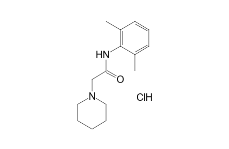 1-piperidineaceto-2',6'-xylidide, monohydrochloride
