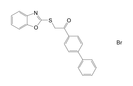 2-(4-Phenylbenzoylmethylthio)benzoxazole hydrobromide