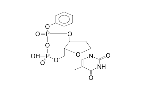 Deoxythymidine-3',5'-phenylcyclopyrophosphate (diastereomer 2)