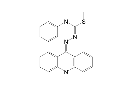 S-METHYL-1-(9,10-DIHYDROACRIDIN-9-YLIDENE)-4-PHENYL-ISOTHIOSEMICARBAZIDE;MAJOR-ISOMER