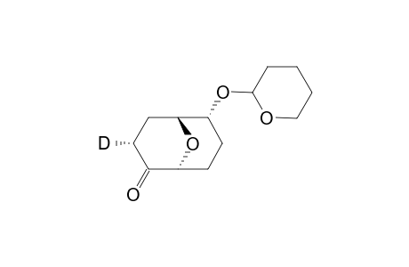 9-Oxabicyclo[3.3.1]nonan-2-one-3-d, 6-[(tetrahydro-2H-pyran-2-yl)oxy]-