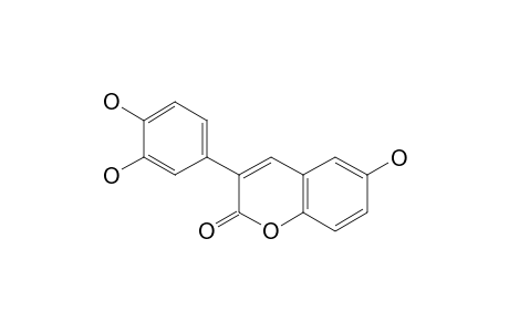 3-(3,4-dihydroxyphenyl)-6-hydroxycoumarin