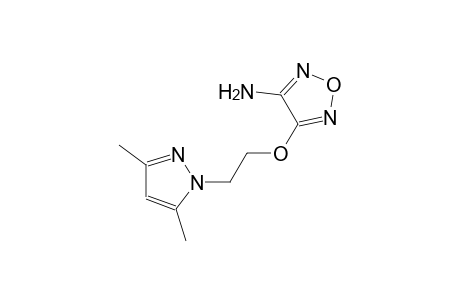 4-[2-(3,5-dimethyl-1H-pyrazol-1-yl)ethoxy]-1,2,5-oxadiazol-3-amine