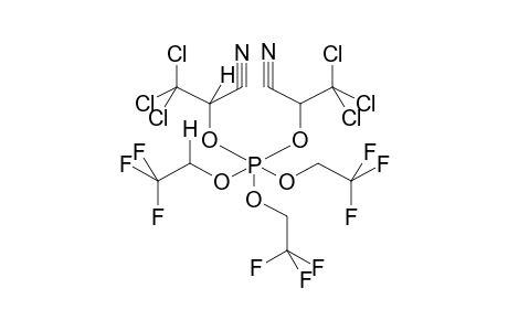 TRIS(2,2,2-TRIFLUOROETHOXY)BIS(1-CYANO-2,2,2-TRICHLOROETHOXY)PHOSPHORANE