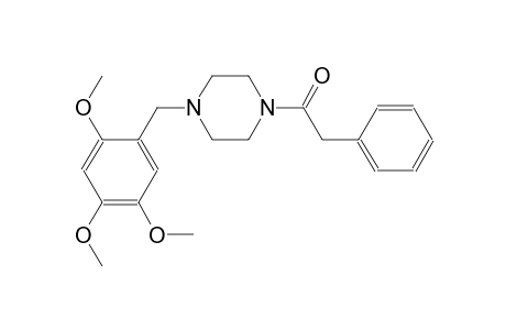 1-(phenylacetyl)-4-(2,4,5-trimethoxybenzyl)piperazine