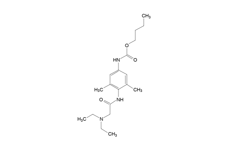 4-[2-(DIETHYLAMINO)ACETAMIDO]-3,5-DIMETHYLCARBANILIC ACID, BUTYL ESTER