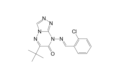 6-tert-Butyl-8-[(2-chloro-benzylidene)-amino]-8H-[1,2,4]triazolo[4,3-b][1,2,4]triazin-7-one