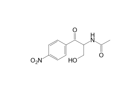 N-[α-(hydroxymethyl)-p-nitrophenacyl]acetamide