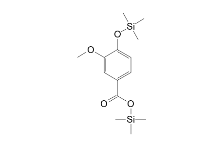 Benzoic acid, 3-methoxy-4-[(trimethylsilyl)oxy]-, trimethylsilyl ester