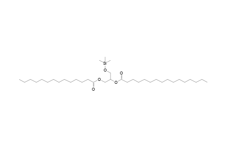 Glycerol <1-myristate-2-palmitate->, mono-TMS