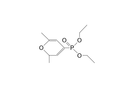 (2,6-Dimethyl-2H-pyran-4-yl)-phosphonsaeure-diethylester