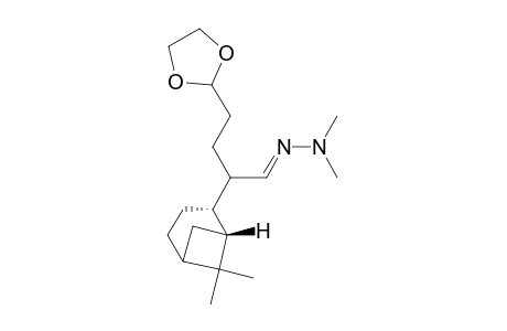 2-[(1R,2S)-6,6-dimethylbicyclo[3.1.1]hept2-yl]-4-(1,3-dioxolan-2-yl)butanal N,N'-dimethylhydrazone