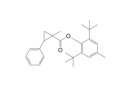 2,6-Di(tert-butyl)-4-methylphenyl 1- methyl-2-phenylcyclopropanecarboxylate