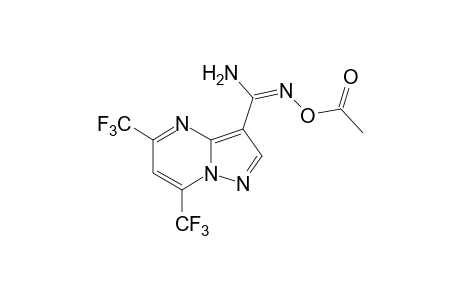 O-acetyl-5,7-bis(trifluoromethyl)pyrazolo[1,5-a]pyrimidine-3-carboxamidoxime