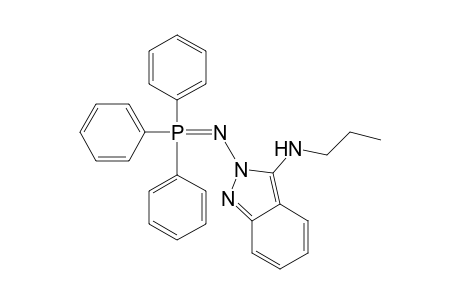 3-(PROPYLAMINO)-2-[(TRIPHENYLPHOSPHORANYLIDENE)-2-AMINO]-2H-INDAZOLE