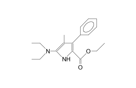 5-Diethylamino-4-methyl-3-phenyl-1H-pyrrole-2-carboxylic acid, ethyl ester