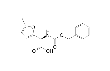2-Furanacetic acid, 5-methyl-.alpha.-[[(phenylmethoxy)carbonyl]amino]-, (R)-