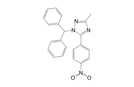 5-(4-NITROPHENYL)-1-BENZHYDRYL-3-METHYL-1H-1,2,4-TRIAZOLE