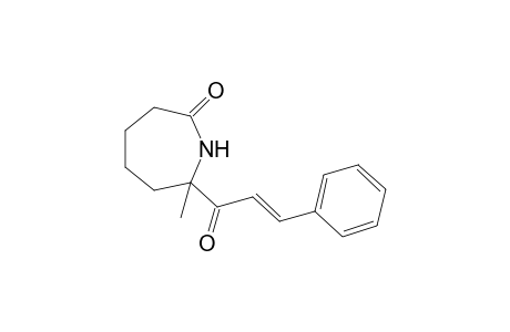 (E)-3-Methyl-3-(3-phenylprop-2-enoyl)-.episilon.-caprolactam