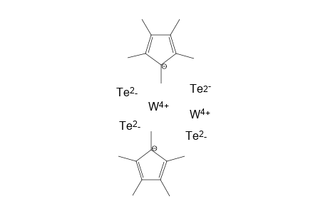 tungsten(V) bis(1,2,3,4,5-pentamethylcyclopenta-2,4-dien-1-ide) tetratelluride