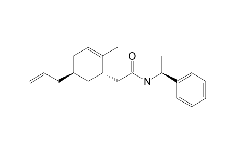 (1'S,5'S,1"S)-N-(1"-Phenylethyl)-2-[2'-methyl-5'-(2-propenyl)-2'-cyclohexen-1'-yl]acetamide