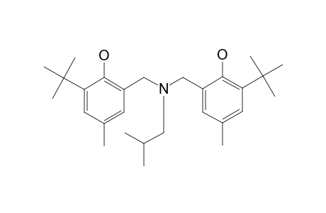 Phenol, 2-(1,1-dimethylethyl)-6-[[[[3-(1,1-dimethylethyl)-2-hydroxy-5-methylphenyl]methyl](2-methylpropyl)amino]methyl]-4-methyl-