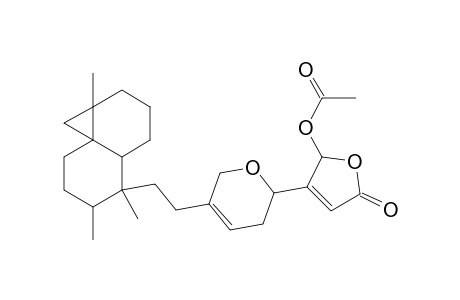 2(5H)-Furanone, 5-(acetyloxy)-4-[5-[2-(decahydro-1a,5,6-trimethylcyclopropa[d]naphthalen-5-yl)ethyl]-3,6-dihydro-2H-pyran-2-yl]-