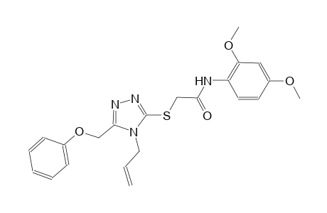 2-{[4-allyl-5-(phenoxymethyl)-4H-1,2,4-triazol-3-yl]sulfanyl}-N-(2,4-dimethoxyphenyl)acetamide