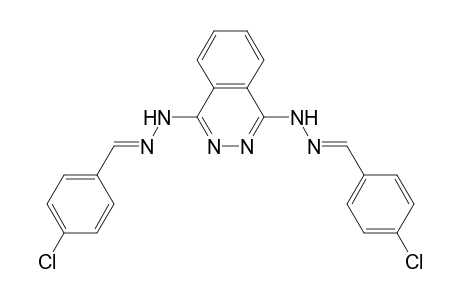 1-N,4-N-bis[(E)-(4-chlorophenyl)methylideneamino]phthalazine-1,4-diamine
