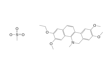 2-Ethoxy-3,8,9-trimethoxy-5-methylbenzo[c]phenanthridine - methanesulfonate