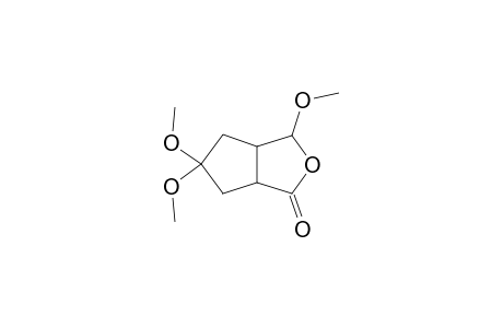 3-Oxabicyclo[3.3.0]octan-2-one, 4,7,7-tris(methoxy)-