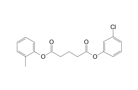 Glutaric acid, 3-chlorophenyl 2-methylphenyl ester