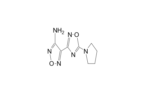 3-(3-amino-4-furazanyl)-5-pyrrolidino-1,2,4-oxadiazole