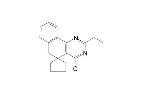 4-chloro-2-ethyl-6H-spiro[benzo[h]quinazoline-5,1'-cyclopentane]