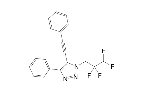4-Phenyl-5-phenylethynyl-1-(2,2,3,3-tetrafluoropropyl)-1H-1,2,3-triazole