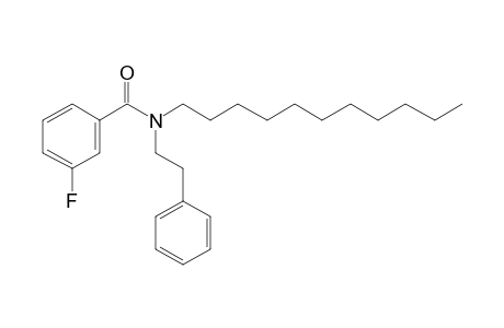 Benzamide, 3-fluoro-N-(2-phenylethyl)-N-undecyl-