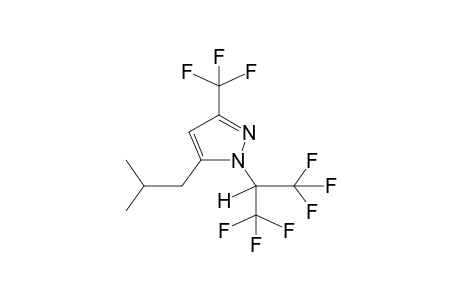 5-Isobutyl-3-trifluoromethyl-1-(2,2,2-trifluoro-1-trifluoromethylethyl)pyrazole