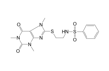 benzenesulfonamide, N-[2-[(2,3,6,7-tetrahydro-1,3,7-trimethyl-2,6-dioxo-1H-purin-8-yl)thio]ethyl]-