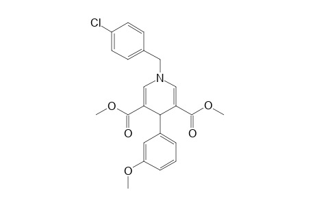 Dimethyl 1-(4-chlorobenzyl)-4-(3-methoxyphenyl)-1,4-dihydro-3,5-pyridinedicarboxylate