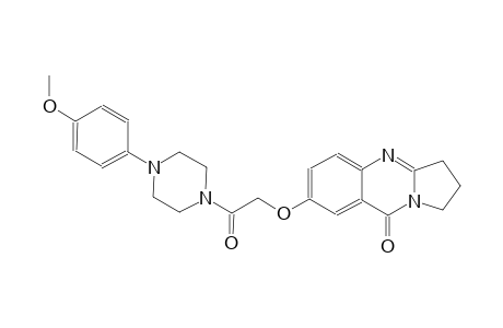 pyrrolo[2,1-b]quinazolin-9(1H)-one, 2,3-dihydro-7-[2-[4-(4-methoxyphenyl)-1-piperazinyl]-2-oxoethoxy]-