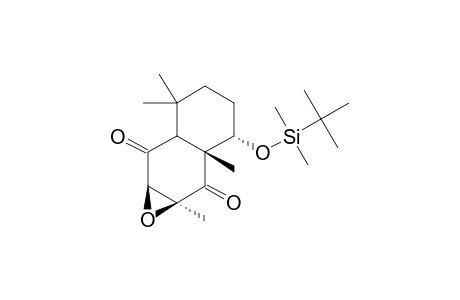 RAC-(6A-BETA-H,7A-ZETA-H)-3-ALPHA-[[(TERT.-BUTYL)-DIMETHYLSILYL]-OXY]-OCTAHYDRO-1A-ALPHA,2A-BETA,6,6-TETRAMETHYLNAPHTH-[2,3-B]-OXIREN-2,7-DIONE