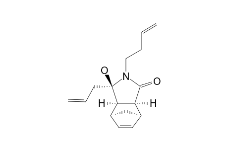 (3RS,3ARS,4SR,7RS,7ASR)-3-ALLYL-2-(BUT-3-EN-1-YL)-3-HYDROXY-2,3,3A,4,7,7A-HEXAHYDRO-1H-4,7-METHANOISOINDOL-1-ONE