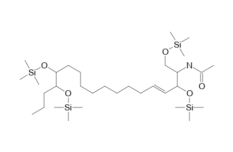 Acetamide, N-[1-[[(trimethylsilyl)oxy]methyl]-2,13,14-tris[(trimethylsilyl)oxy]-3-heptadecenyl]-