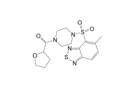 [4-(5-methylpiazthiol-4-yl)sulfonylpiperazino]-(tetrahydrofuryl)methanone