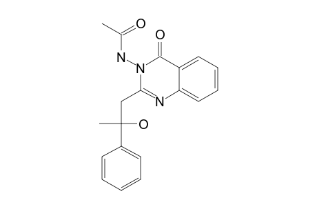 3-ACETYLAMINO-2-(2-HYDROXY-2-PHENYLPROPYL)-QUINAZOLIN-4(3H)-ONE;ISOMER-A