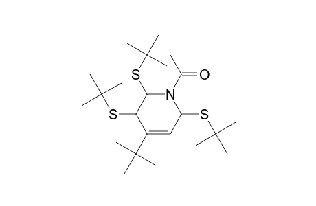 1-ACETYL-4-TERT.-BUTYL-2,3,6-TRI-TERT.-BUTYL-THIO-1,2,3,6-TETRAHYDRO-PYRIDINE;(ROTAMER-#1)