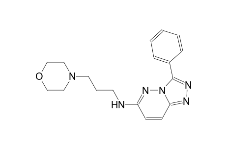 [1,2,4]triazolo[4,3-b]pyridazin-6-amine, N-[3-(4-morpholinyl)propyl]-3-phenyl-