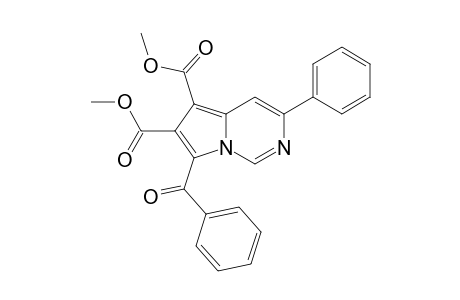 7-benzoyl-3-phenylpyrrolo[1,2-c]pyrimidine-5,6-dicarboxylic acid, dimethyl ester