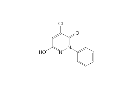 4-chloro-6-hydroxy-2-phenyl-3(2H)-pyridazinone